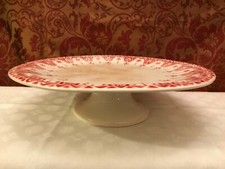 Kuchenplatte Tortenplatte auf Sockel french/belge shabby chic ANSEHEN :-) Nimy