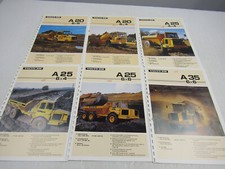 6 Prospekte Volvo BM A20 A25 A35 4x4 6x4 6x6 Dumper 1988