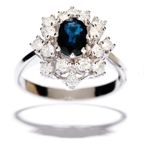 Saphir ring aus - saphir, 585er