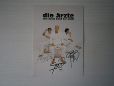 ██ Die Ärzte - Autogramm ! Bela B. Farin Urlaub ! ULTRA SELTEN ! EXTREM RAR !