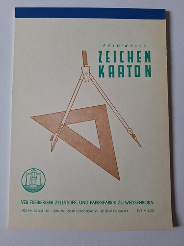 Ddr zeichenkarton weiss - zeichenkarton,