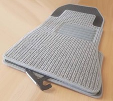 Rips Fußmatten Mercedes W124 Original Qualität Ripsmatten Grau Automatten Matten