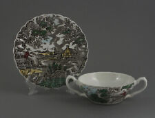 Suppentasse mit Untere "The Hunter" von Myott England teller tasse