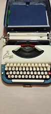 Princess 300 Schreibmaschine Retro Mit Blau Koffer 