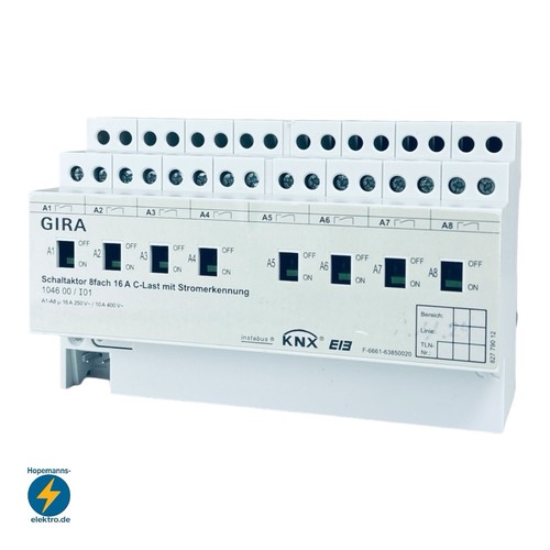 Gira 104600 schaltaktor 8fach - gira,