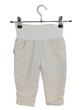 Steiff Jogginghose Gr. 80 Beige Punkte Komfortabel Rippstrick Applikationen