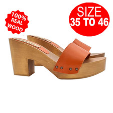 Mules Frau Stirnband Orange