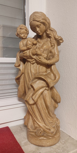 Madonna maria kind - maria, holz