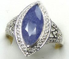 Saphir ring 925 - 925, silber