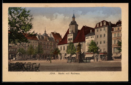 Jena markt mit rathaus - markt,