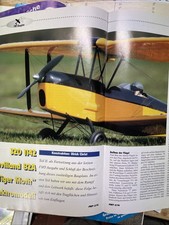 Bauplan für Elektroflugzeug De Havilland D.H.82 Tiger Moth , 150 cm Spannweite