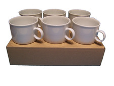 Friesland Jeverland "Weiß-5900" 6 x Kaffee-Obertasse 0,19 Liter nicht stapelbar