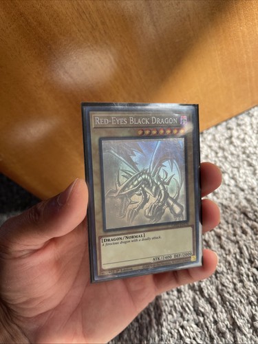 Yugioh red eyes - red, black