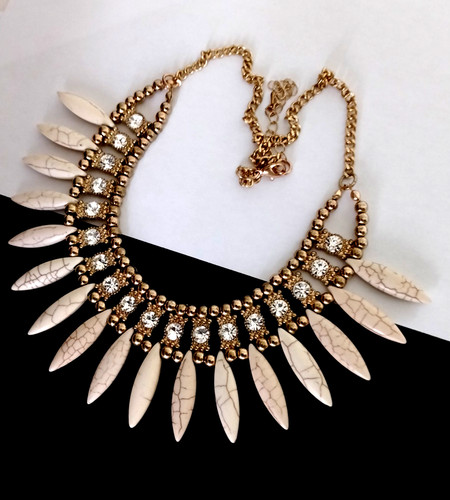 Halskette collier modeschmuck - halskette,
