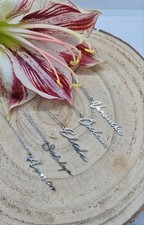 Signatur namenskette sterlingsilber 925