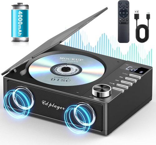 Player bluetooth tragbar - cd,