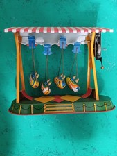 Altes Nürnberger  Blechspielzeug Schiffschaukel vor Wilesco