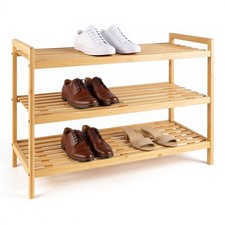 Schuhregal Bambus mit 3 Etagen