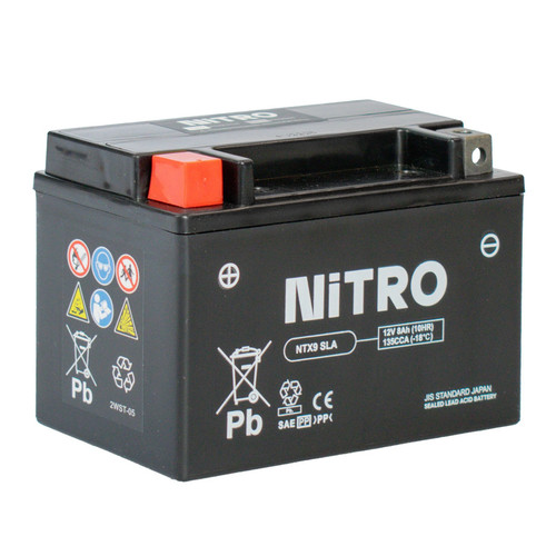 Nitro batterie 12v - batterie, 8ah