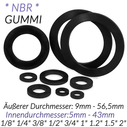 Flachdichtungen 56mm nbr - flachdichtungen,