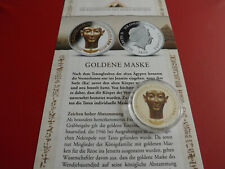 *Solomon 2 Dollars 2016 Silber PP/Farbe*Egypt* GOLDEN MASK.(Schr)2