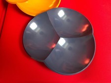 1  Kleeblatt Schale 🔵 Walter Zeischegg Helit 60er 70er Space Age Design Bauhaus