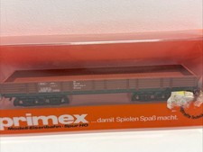 O672 Modellbahn 1:87 Primex 4537 Niederbordwagen AC Güterwagen OVP