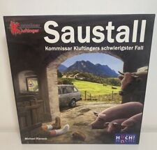 SAUSTALL Kommissar Kluftinger schwierigster Fall Huch Brettspiel Spiel Komplett
