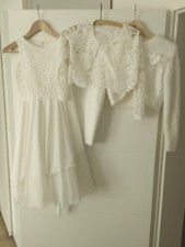 Kommunionkleid von Monny 146/152 ecru