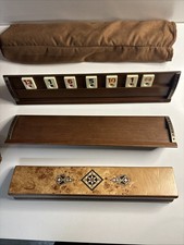 Helena Wood Art Okey Spielset – Luxusversion mit Tasche & Holzablagen