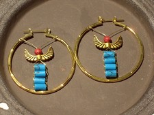 Ohrschmuck - Creole Goldfarbe