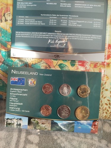 Top neuseeland kursmünzensatz - top,