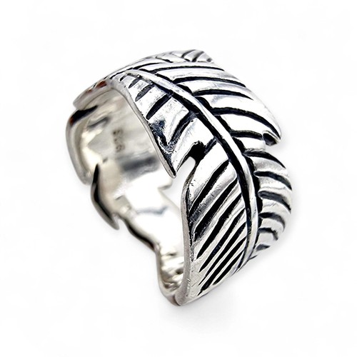 Vintage-Sterlingsilber-Feder-R