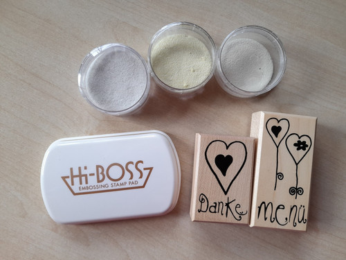 Tolles embossing set hochzeit - tolles,