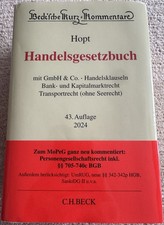 Hopt Handelsgesetzbuch HGB