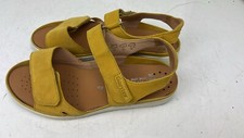 GANTER Gina G Damen Sandalen Gelb koralle Softnubuk Gr. 38