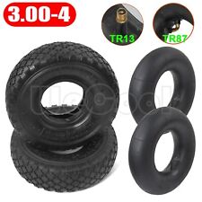 2x Reifen /Schlauch 3.00-4"