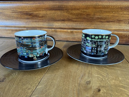 Hundertwasser kaffeetasse - 2x, &