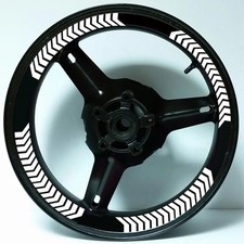 L159 Kit 8 Aufkleber innen Streifen Felgen Motorrad Räder 17 ZOLL Felgen...