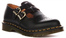 Dr Martens 8065 Doppelte Schnalle Mary Jane Damen Schuhe Schwarz UK 3 - 8