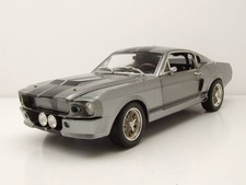 Ford Shelby Mustang GT 500 Eleanor 1967 silbergrau Modellauto 1:18 Greenlight
