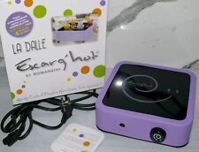 La Dalle Escarg Hot Glas Keramik Kochplatte Kochfeld herd warm 400W 22x22cm Lila