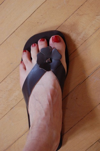 Sommer sandale leder - sandale,