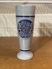 Hoher Bierkrug Steingut 0,5 L