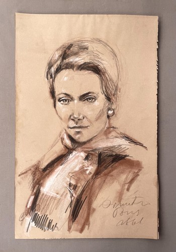 Frauenportrait alte signierte - frauenportrait,,