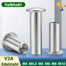 Edelstahl V2A Flachkopf Nieten