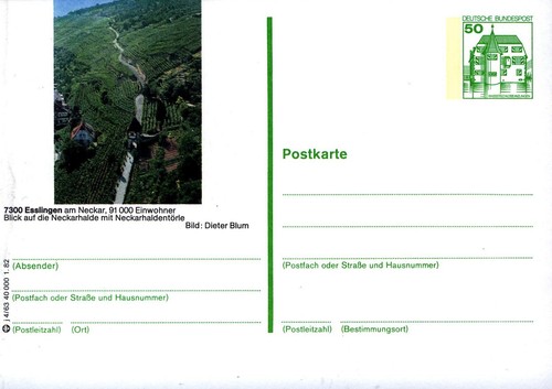 Bildpostkarte - (801), **
