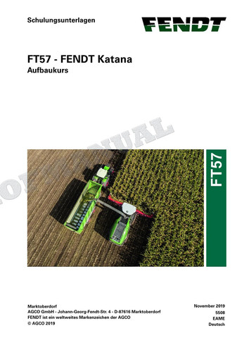 Fendt ft57 katana feldhacksler - katana,