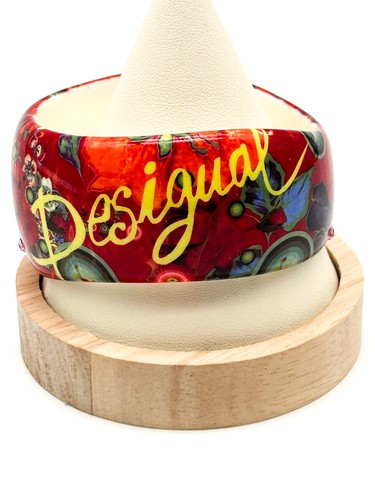Desigual floral acryl - acryl, armreif