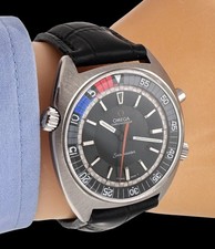 OMEGA REGATTA  CHRONOSTOP SEAMASTER Tritium Handaufzug Herrenuhr in Stahl Ø 40mm